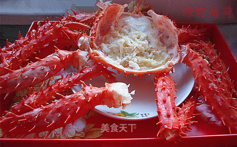 Steamed King Crab recipe