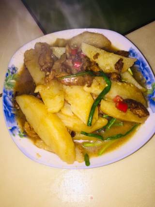 Potato Chips Roast Pork recipe