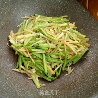 Celery and Potato Shreds recipe