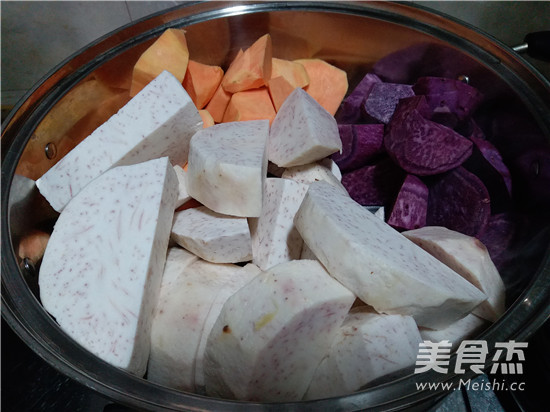 Sweet Taro and Red Bean Soup recipe