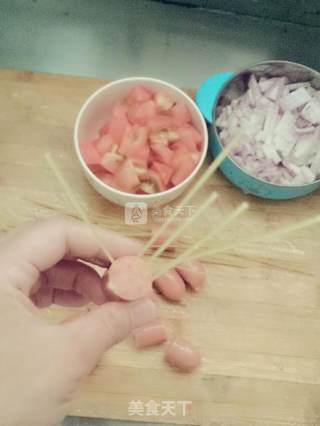 Pasta with Intestines Version of Tomato Spaghetti recipe