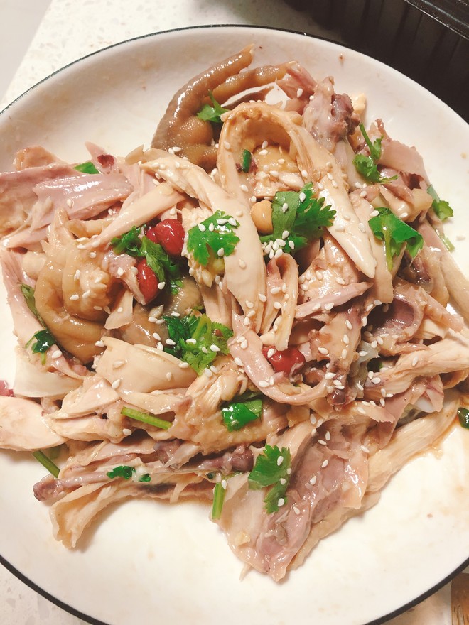 Awesome Cantonese Dishes Shredded Chicken recipe