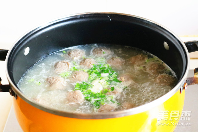 Beef Balls and Vermicelli Soup recipe