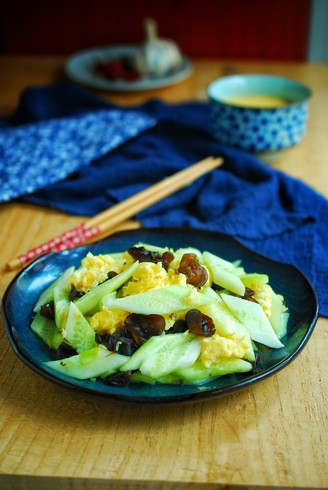 Summer’s Fast-handed Slimming Dish——cucumber Scrambled Eggs, Simple and Yet
