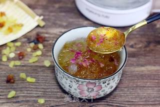 Peach Gum Snow Swallow Saponin Rice Soup recipe