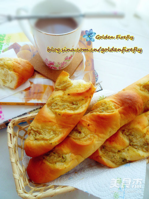 Garlic Cheese Soft Bread Sticks recipe