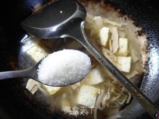 Braised Tofu with Bamboo Shoots recipe