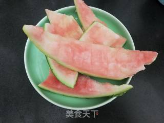 Cold Watermelon Peel recipe