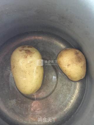 #aca烤明星大赛#roasted Potatoes and Shrimp Balls recipe