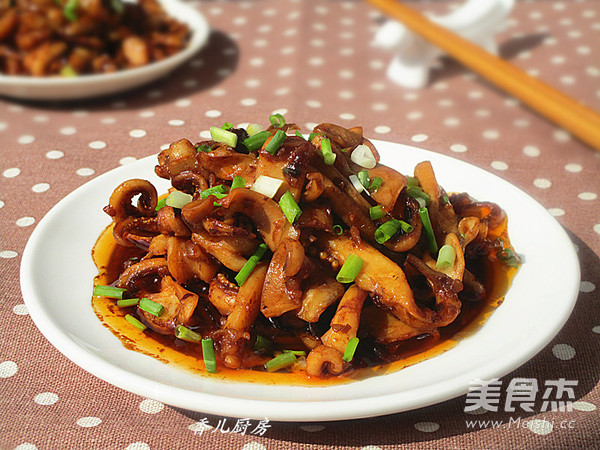 Stir-fried Squid with Sauce recipe