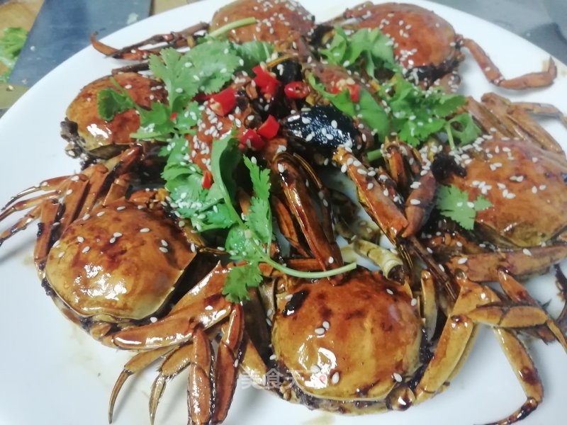 Xiaoman's Eclipse-braised Autumn Cream Crab with Oil recipe