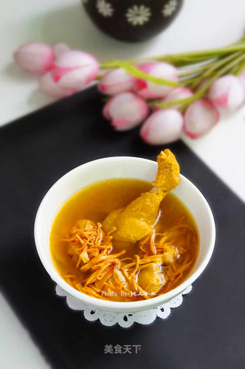 Cordyceps & Flower Ginseng Chicken Soup recipe