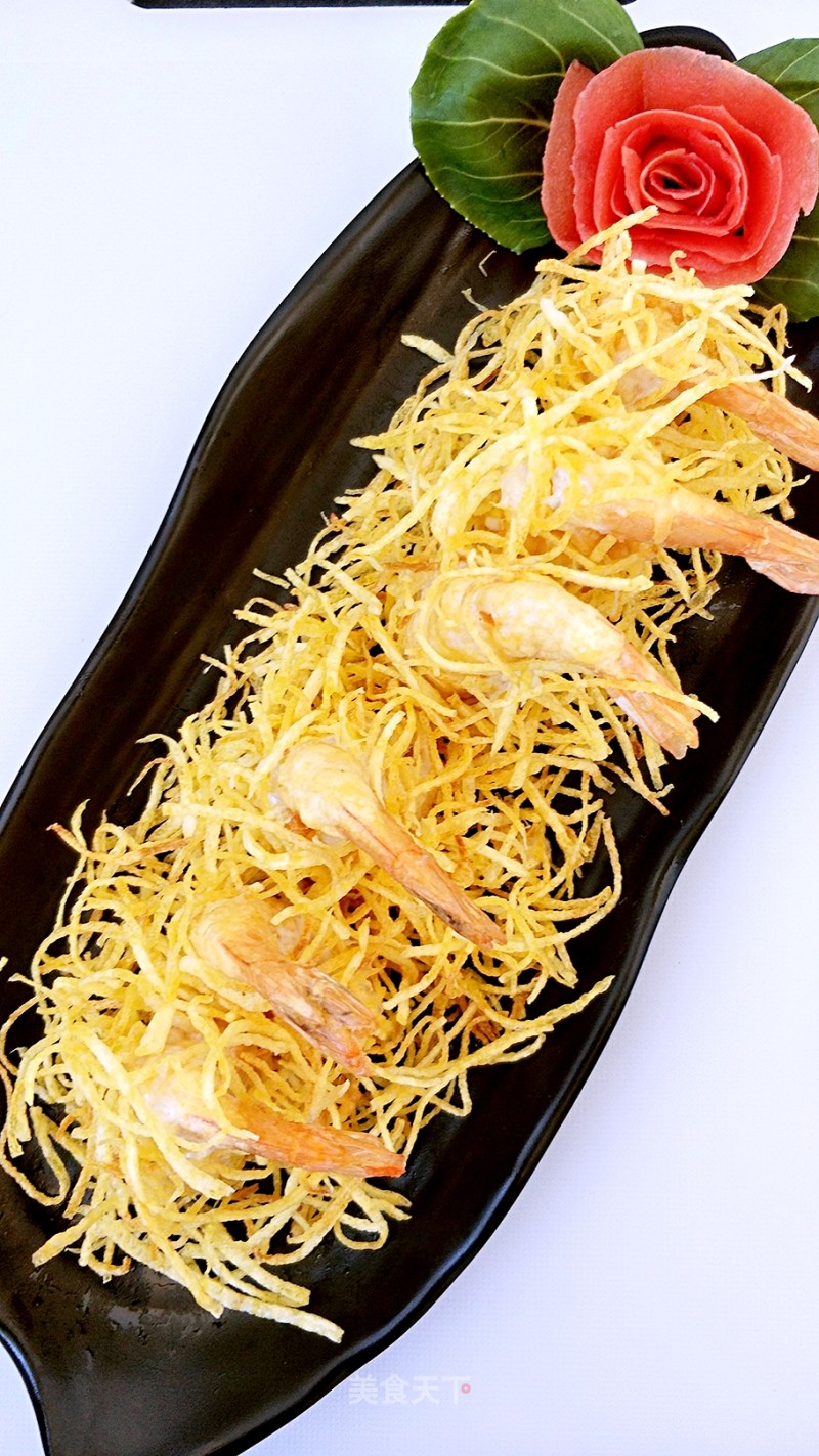 Golden Anchovy Shrimp recipe