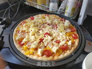 Little Tomato Corn Shrimp Pizza recipe