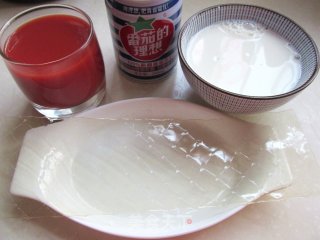 Tomato Juice Two-color Jelly recipe