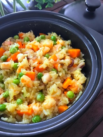Curry Seafood Rice recipe