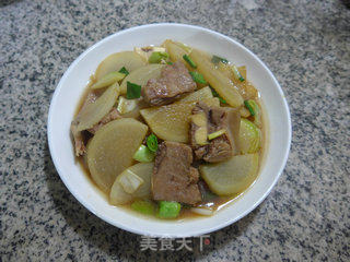 Lamb Stir-fried Radish recipe