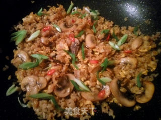 Curry Mushroom Fried Rice recipe