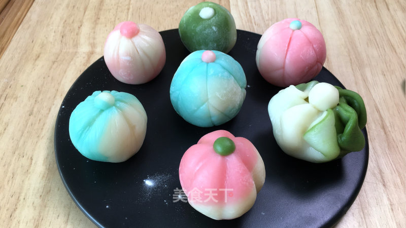 Snowy Mooncake-imitate Wagashi Shape recipe