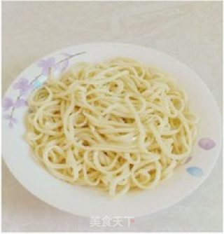 Fried Noodles with Shredded Coconut Salad recipe