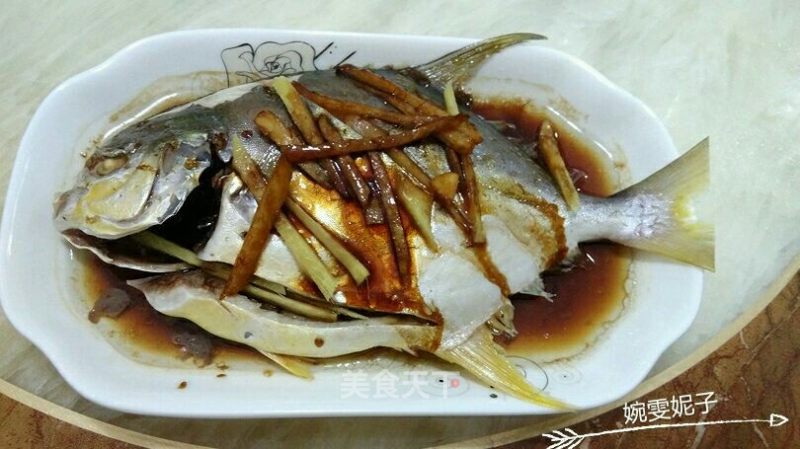 Steamed Pomfret recipe
