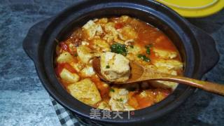 Tomato Tofu Vermicelli in Clay Pot recipe