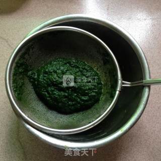 Spinach Egg Yolk Pork Floss recipe