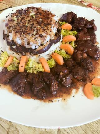 Teriyaki Chicken Drumstick Rice with Garlic and Shiitake Mushroom recipe
