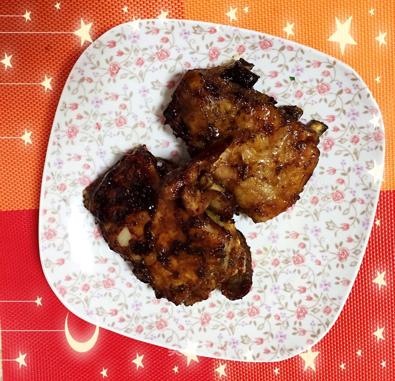 Grilled Lamb Chop with Teriyaki Sauce recipe