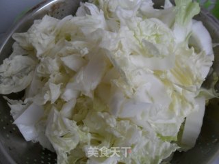 Chicken Shredded Cabbage Tofu Soup recipe