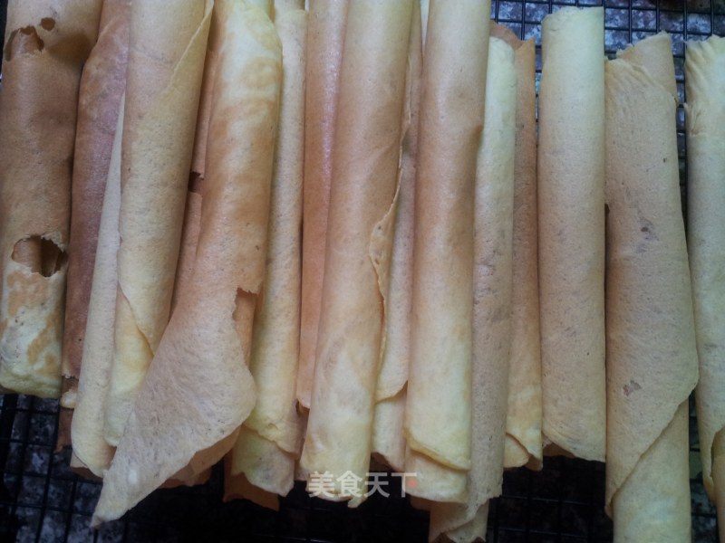 Crispy Loosened Egg Rolls (butter Version) recipe