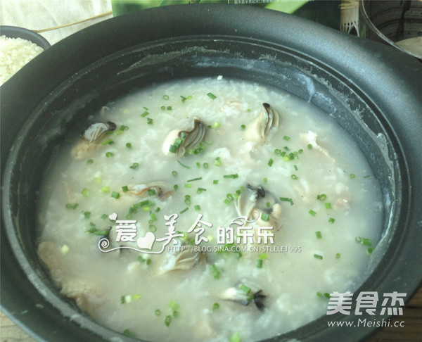 Oyster and Lean Pork Congee recipe