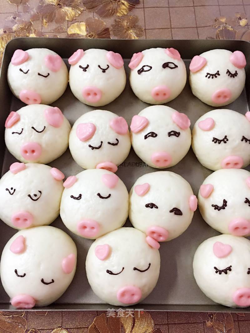 #the 4th Baking Contest and is Love to Eat Festival# The Cute Little Pig Buns recipe