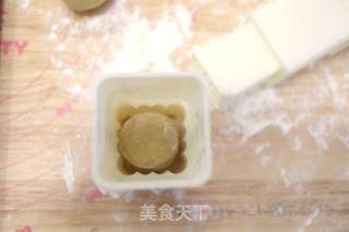 White Lotus Paste & Red Bean Paste Egg Yolk Moon Cake recipe