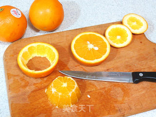 Lovely [mini Orange Fruit Plate] recipe