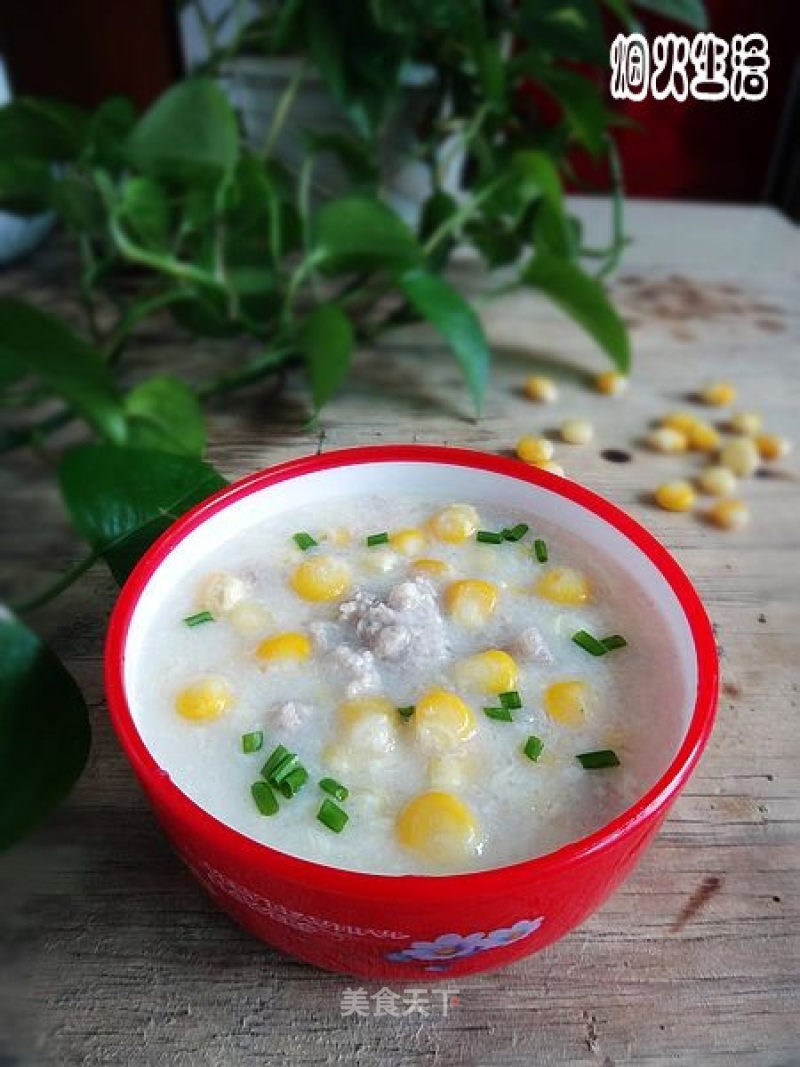 Corn Soup with Minced Meat recipe