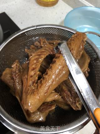 Marinated Goose Palm Wings recipe