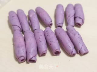 Taro Mashed Purple Potato Shortbread recipe