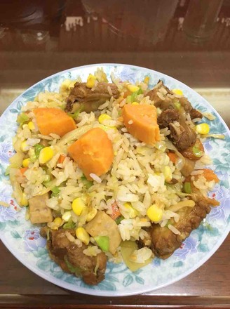 Fried Rice with Ribs