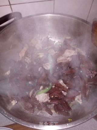 Garlic Pork Blood recipe