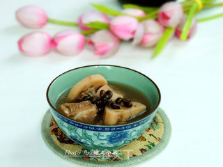 Black Bean Lotus Root Pork Ribs Soup recipe