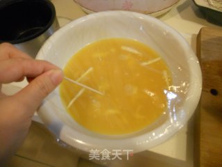 Fresh and Tender---crab Noodle Steamed Egg recipe