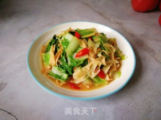 Stir-fried Chinese Cabbage Meat recipe