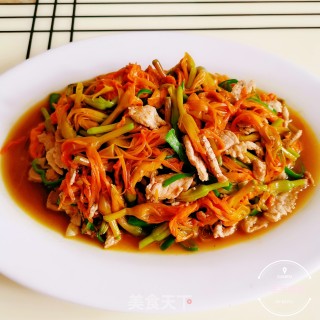 Stir-fried Pork with Daylily recipe