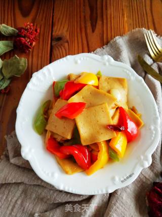 Chiba Tofu with Bell Pepper recipe