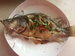 #trust之美# Steamed Mandarin Fish recipe