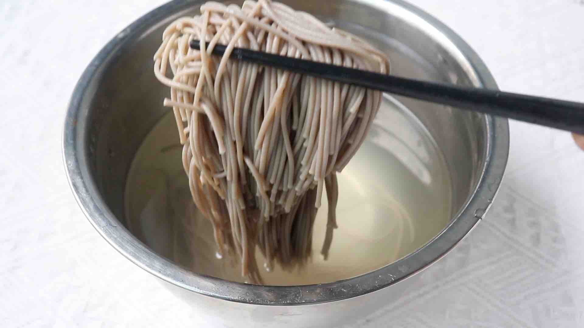Cold Chicken Soba Noodles recipe