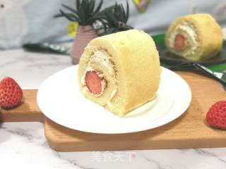 Strawberry Cake Roll recipe
