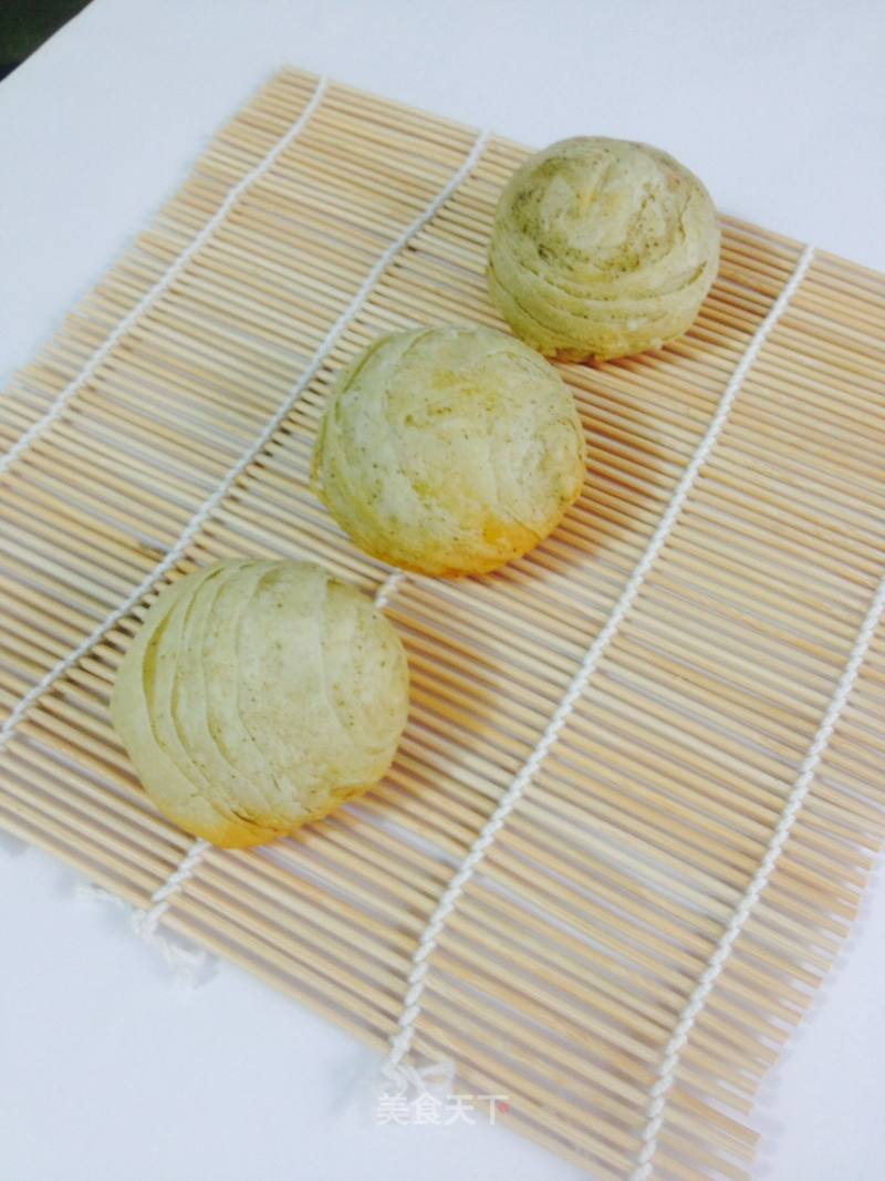 Green Tea Egg Yolk Crisp recipe