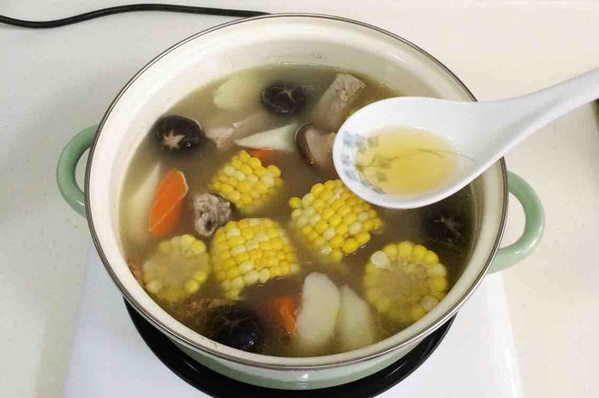 Carrot Corn Yam Pork Rib Soup recipe